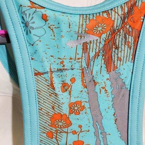 New Brooks floral bra cami camisole active‎ small - Picture 6 of 7